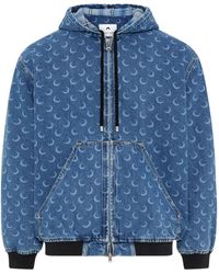 Marine Serre - Veste Moon En Jean - Lyst