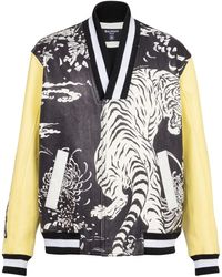 Balmain - グラフィック スタジアムジャンパー - Lyst