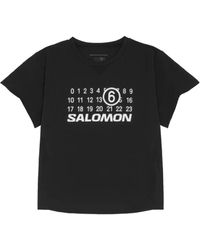 MM6 MAISON MARGIELA X SALOMON - X Salomon Logo-Print T-Shirt - Lyst