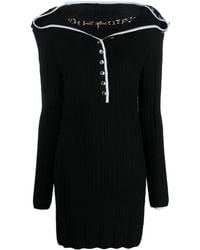 Y. Project - Ruffle-Collar Merino Wool Minidress - Lyst