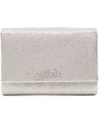 Rene Caovilla - Crystal-Embellished Chain-Strap Clutch Bag - Lyst