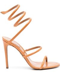 Rene Caovilla - Sandales En Cuir 110 Mm - Lyst