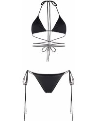 Manokhi Wraparound Bikini Set - Black