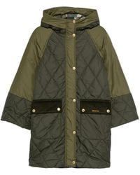 Barbour - Cappotto Trapuntato Con Cappuccio - Lyst