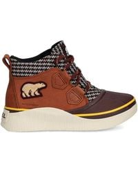 Sorel - Out N About Houndstooth-Pattern-Detail Boots - Lyst