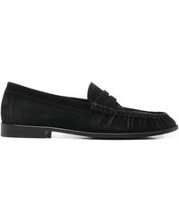 Poeve - Mocassins En Daim À Entaille Penny - Lyst