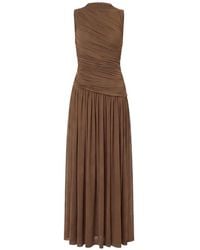 Nicholas - Ruched Sleeveless Maxi Dress - Lyst