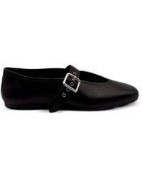 Guglielmo Rotta - Buckle Strap Ballet Flats - Lyst