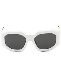 Versace - Lunettes De Soleil À Monture Géométrique - Lyst