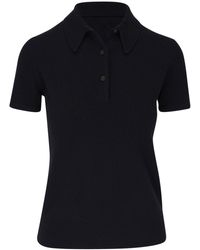 Nili Lotan - Milos Cashmere Polo Shirt - Lyst