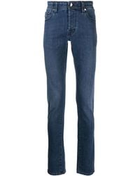 Sartoria Tramarossa - Leonardo Mid-Rise Skinny Jeans - Lyst