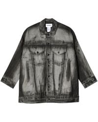 Melitta Baumeister - Chaqueta vaquera con acabado envejecido - Lyst