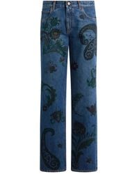 Etro - Jeans Con Stampa Paisley - Lyst