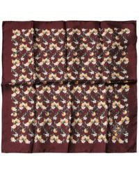 Dolce & Gabbana - Print Silk Pocket Square - Lyst