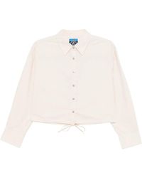 SPORT b. by agnès b. - Cropped Long-Sleeves Shirt - Lyst