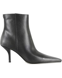 MICHAEL Michael Kors - Pointed-toe Leather Boots - Lyst