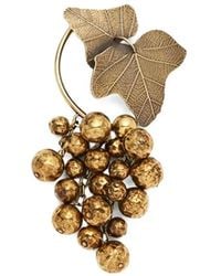 Jean Paul Gaultier - Grape Leaf Earrings - Lyst