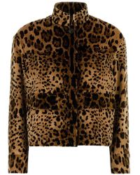 MMC Studio - Giacca Tedro Leopardata - Lyst