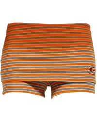 Anomalies Department - Gradient Striped Layered Shorts - Lyst