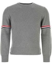 Thom Browne - Thick Cotton Crewneck Sweater - Lyst