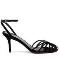 ALEVI - Strappy Cage Sandals - Lyst