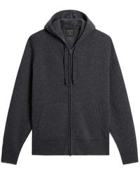 Woolrich - Zip-Up Knit Hoodie - Lyst