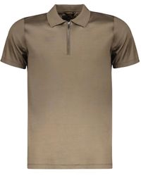 Moorer - Jericho Cotton Polo Shirt - Lyst
