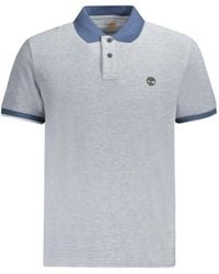 Timberland - Logo-Embroidered Short-Sleeve Polo Shirt - Lyst