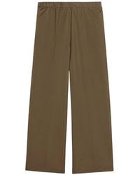 Aspesi - Elasticated Cotton Trousers - Lyst