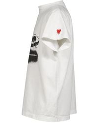 Emotionally Unavailable - Graphic-Print Logo-Patch T-Shirt - Lyst