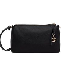 Liu Jo - Logo-Charm Pebbled-Effect Shoulder Bag - Lyst