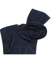 JBQ - Blaire Asymmetrical Rose-Detail Top - Lyst