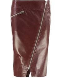Tom Ford - Jupe En Cuir À Poches Zippées - Lyst
