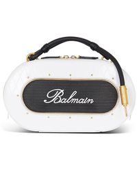 Balmain - Radio Leather Shoulder Bag - Lyst