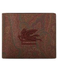 Etro - Paisley-Print Jacquard Wallet - Lyst