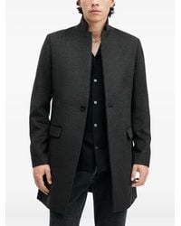 AllSaints - Abrigo Hargrove con botones - Lyst