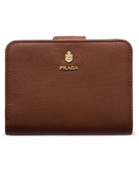 Prada - Small Leather Wallet - Lyst