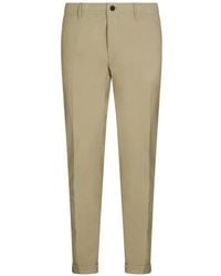 Incotex - Pressed-Crease Turn-Up Trousers - Lyst