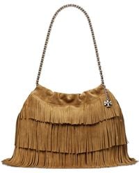 Tory Burch - Fleming Suede Tote Bag - Lyst