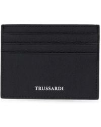 Trussardi - Logo-Print Card Holder - Lyst