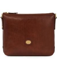 The Bridge - Zip-Top Leather Cross Body Bag - Lyst