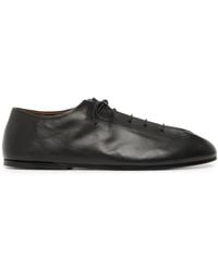 Marsèll - Leather Lace-Up Derby Shoes - Lyst