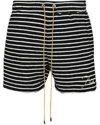 Rhude - Striped Terry-cloth Shorts - Lyst