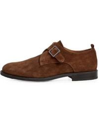 Hackett - Buckle Monk Shoes - Lyst