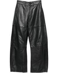 Soeur - Panelled-Leather Balloon Trousers - Lyst