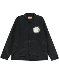 KENZO - Buttoned Shirt Jacket - Lyst