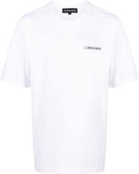 Les Benjamins - Logo-print Cotton T-shirt - Lyst