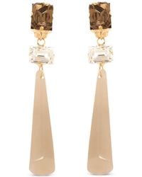 Silvia Gnecchi - Boucles D'Oreilles Andrea Serties De Cristaux - Lyst