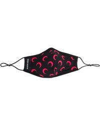 Marine Serre - Crescent Moon-print Face Mask - Lyst
