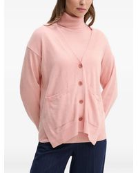 Sisley - Patch-Pocket Buttoned Cardigan - Lyst